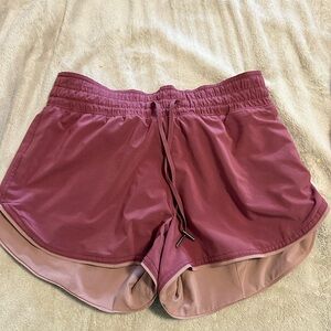 Lululemon Athletica Plum Athletic Shorts